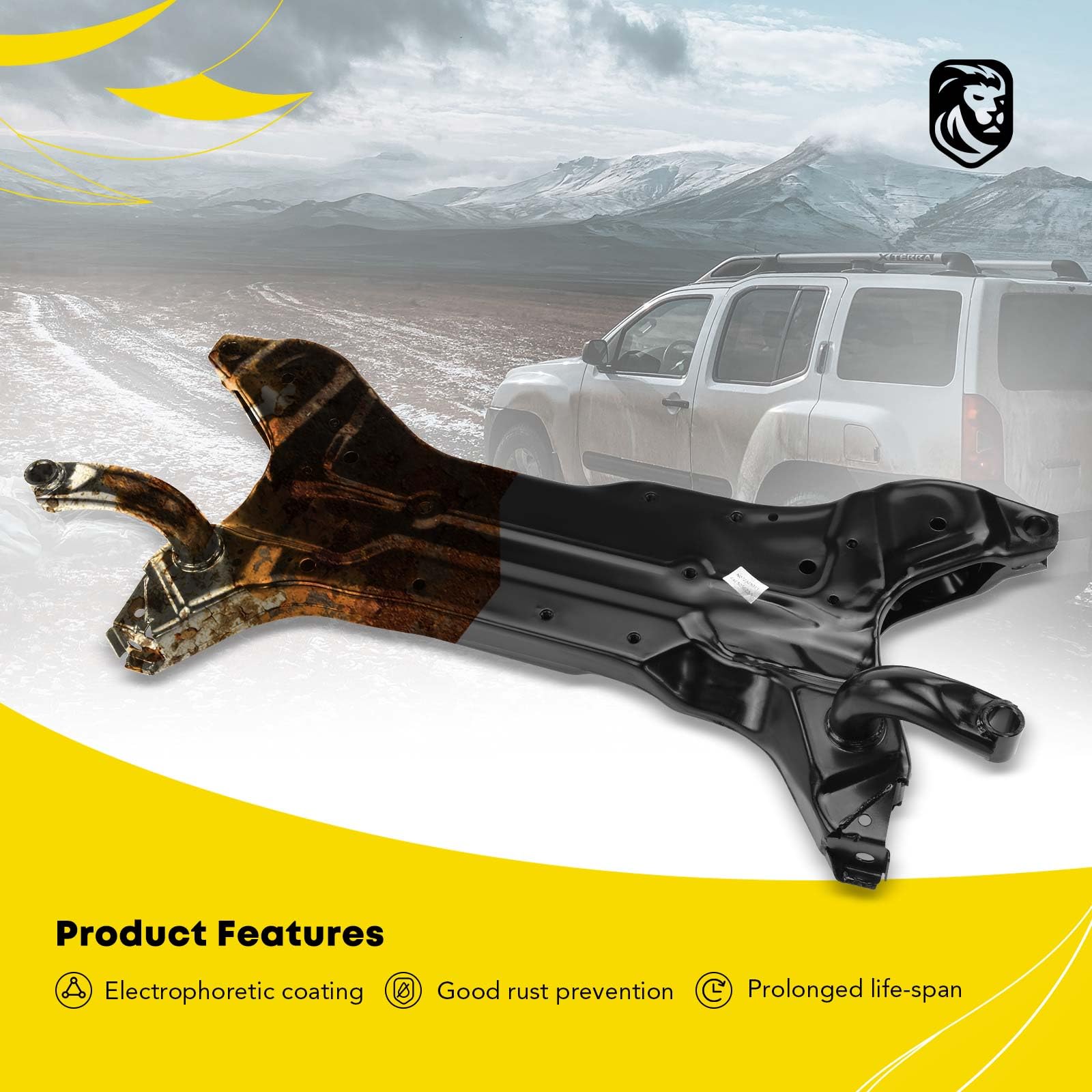 Rear Suspension Crossmember/Subframe – For 2007-2017 Jeep Compass & Patriot 4WD/AWD (Also Fits Caliber 4WD)