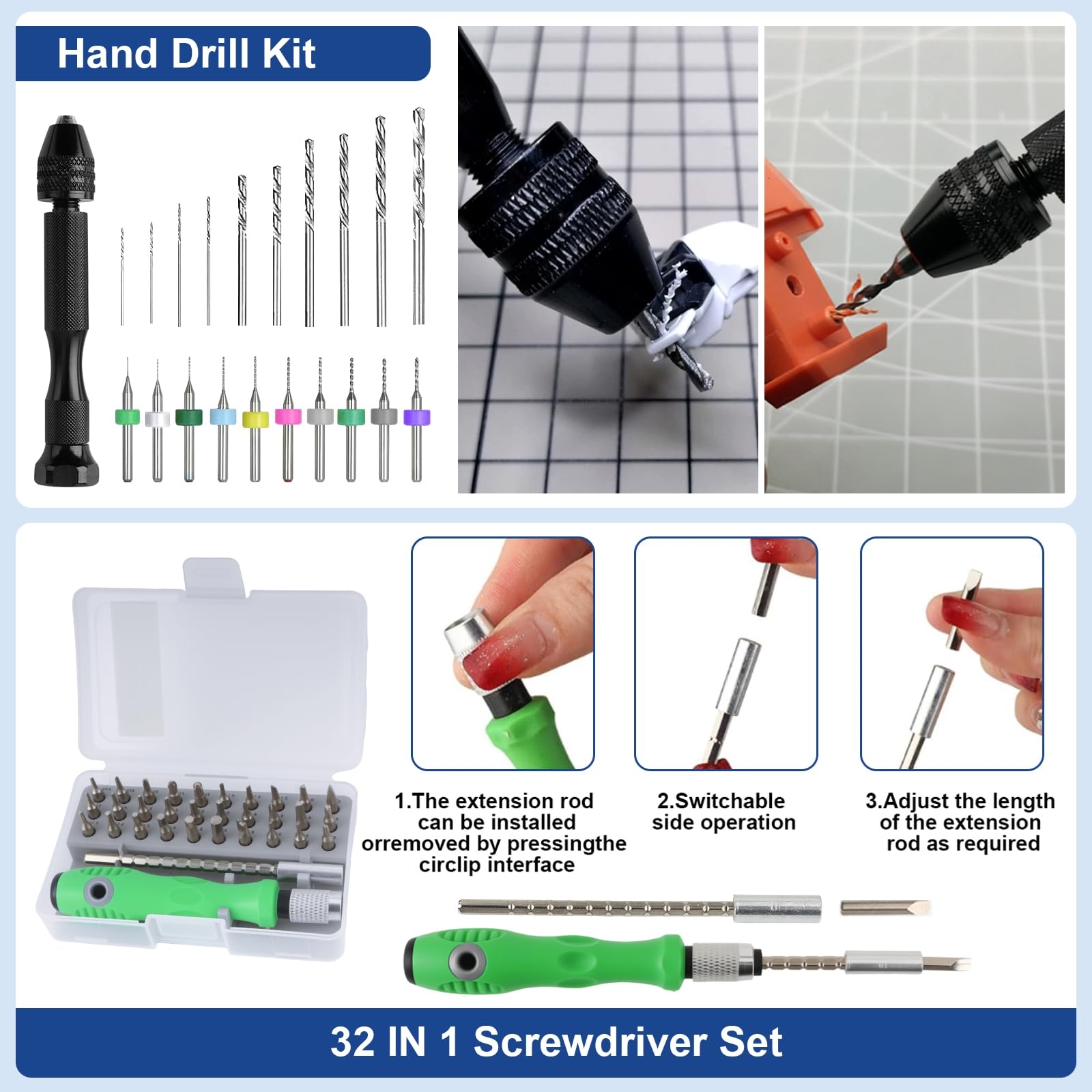 YOTINO Kit de herramientas para impresora 3D de 275 piezas – Kit completo para limpieza, desbarbado y acabado de impresiones 3D, con limpiador de boquillas, alicates, llaves y más