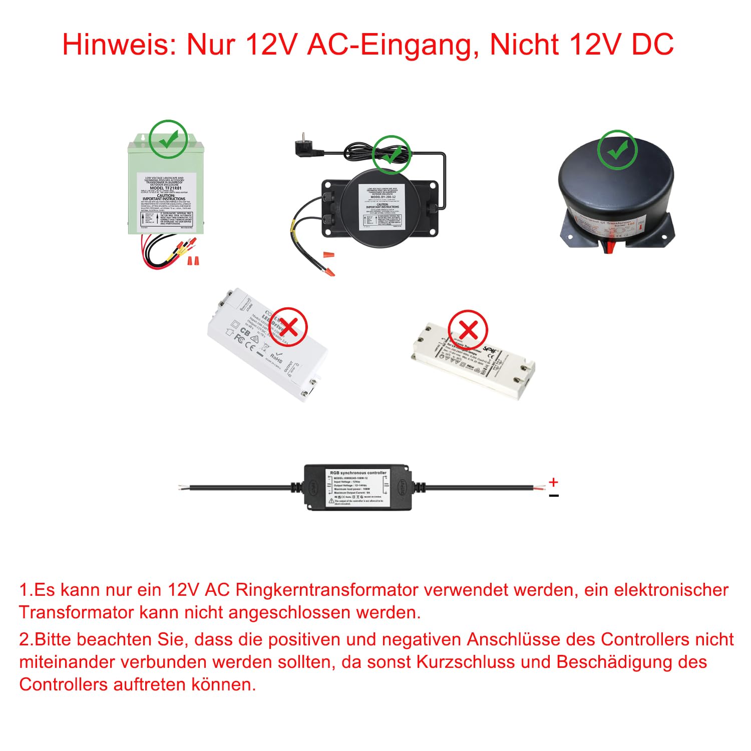COOLWEST LED Poolbeleuchtung PAR56 RGBW 36W Unterwasser Licht Externe Synchronisation mit Fernbedienung Outdoor Poolscheinwerfer AC 12V für Schwimmbad Garten Licht (2er-Pack)