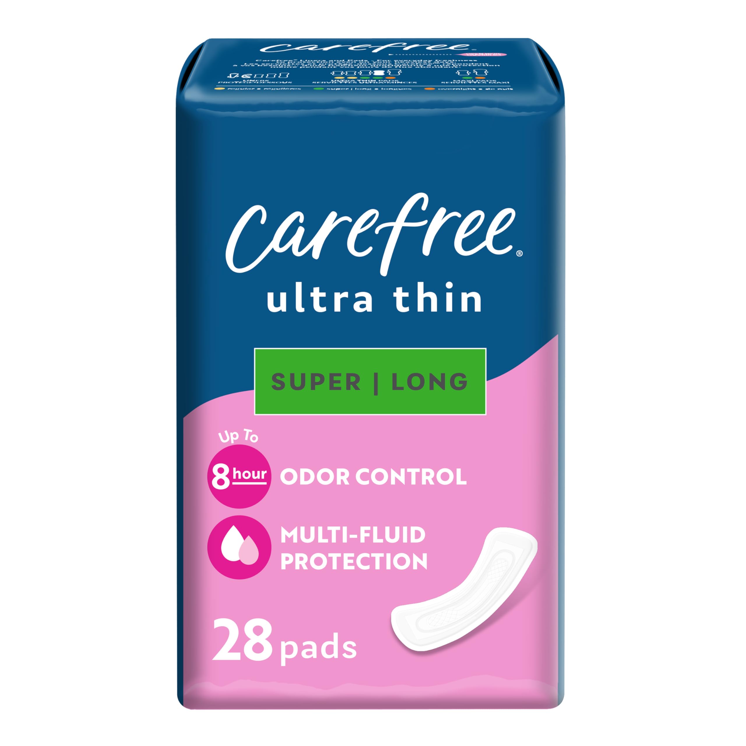 Carefree Ultra Thin Super Long 28 Count