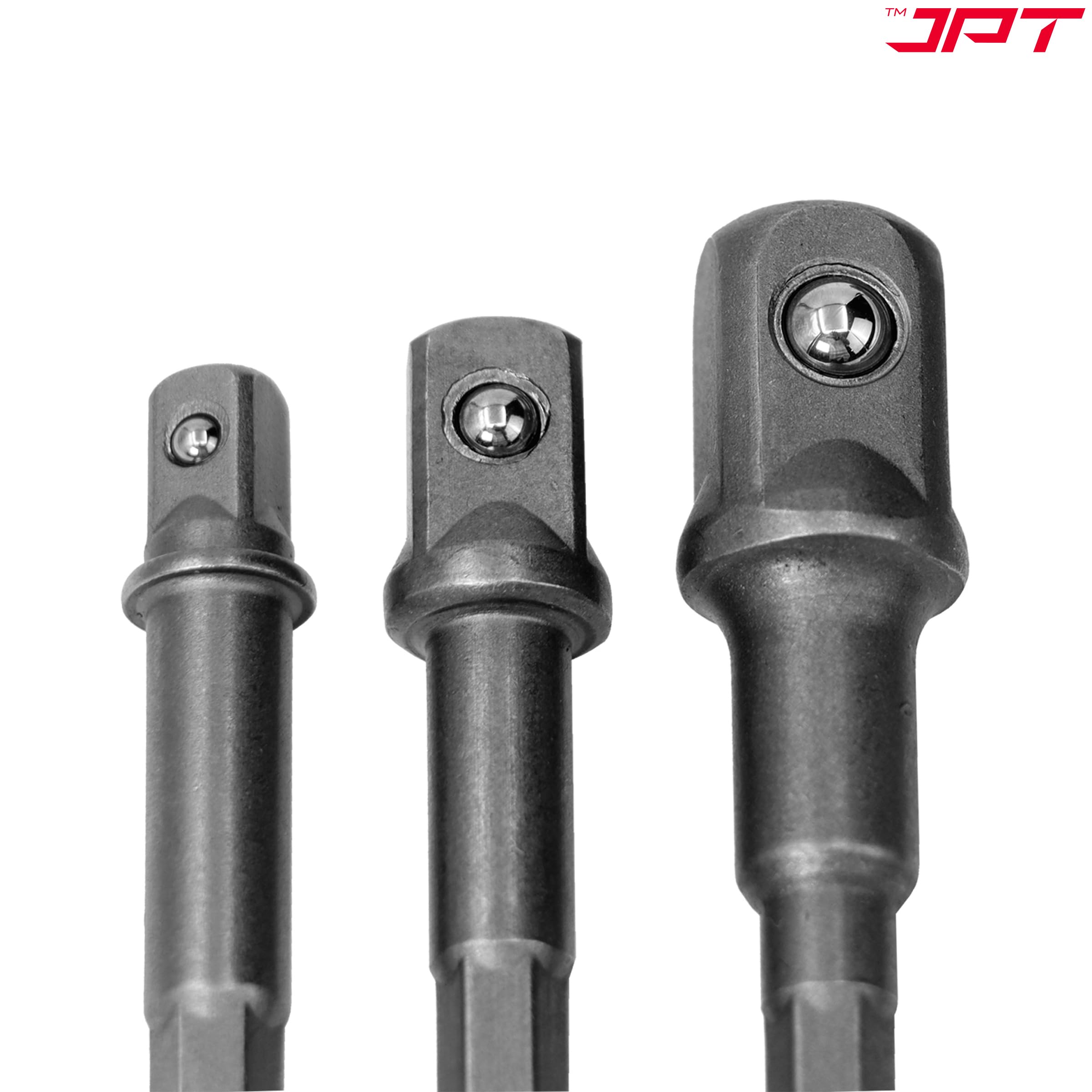 JPT Impact Socket Adapter & Drill Bit Holder Set, 6PCS – 1/4", 3/8", 1/2" Hex Shank, 65-150MM Extension Set for Impact Drivers & Power Drills – Quick-Change, Heavy-Duty Tool Accessories - Image 6 thumbnail