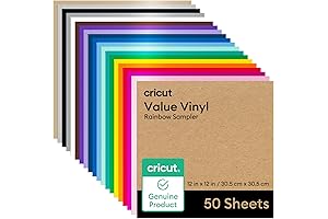 Cricut Permanent Vinyl Sampler: Endless Colorful Expressions