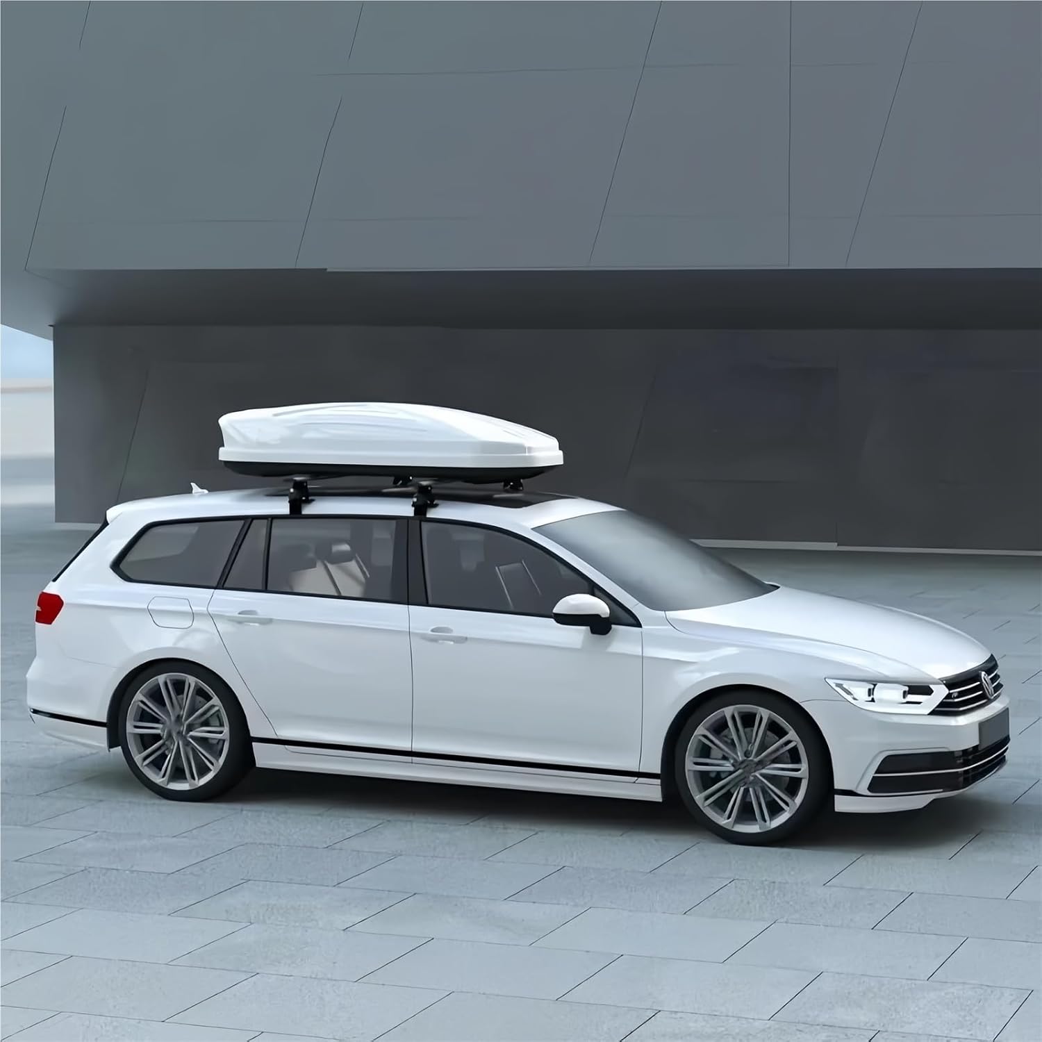 Drought Heat Resistant Vehicle Roof Box 880L Car Carrier Many Models Suitable Dedicated Crossbar Roof-Mounted Luggage(Gray)