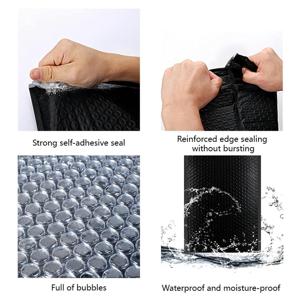 Bubble Mailers 30 szt. koperty kurierskie torby pocztowe dla małych firm, wysyłka, materiały dostawy opakowanie opakowaniowe - 28 x 38 30 szt