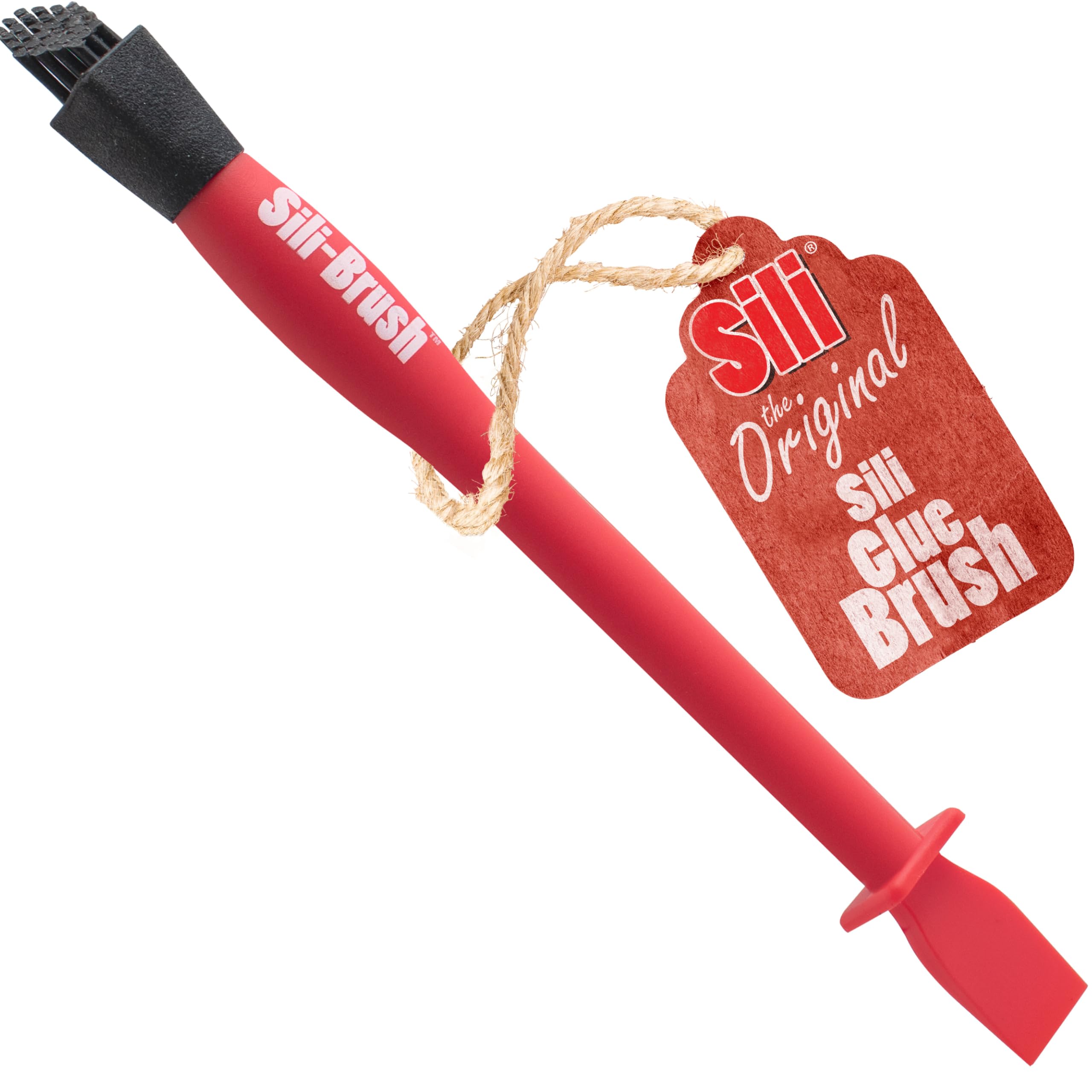 Fulton Sili - Silicone Glue Brush (Half Inch Tip) Dries and Peels Off. Ideal for Wodworking, Arts, Crafts, Around The Home and Hobbyists