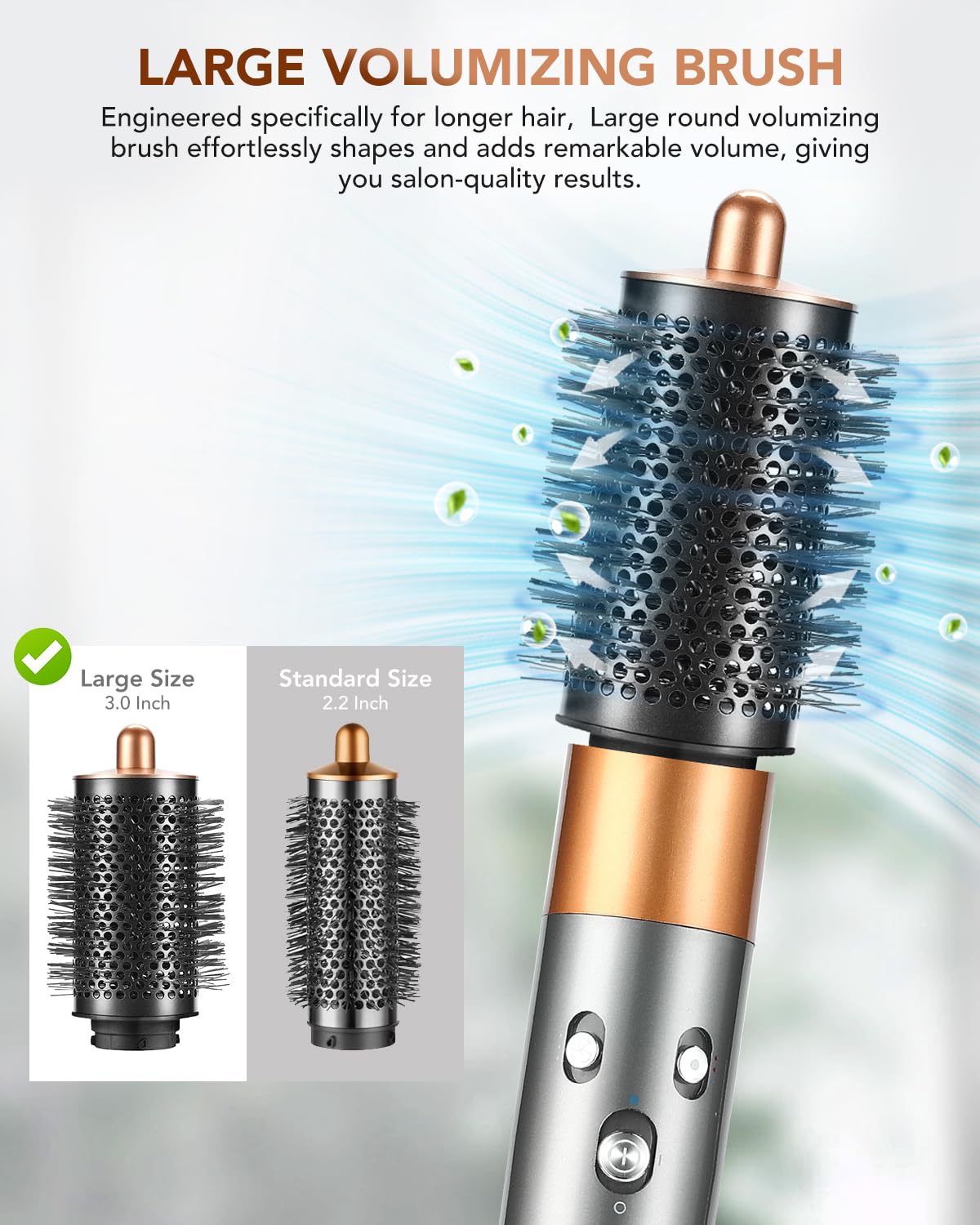 Amazon.com : Upgrade Large Round Volumizing Brush for Dyson 