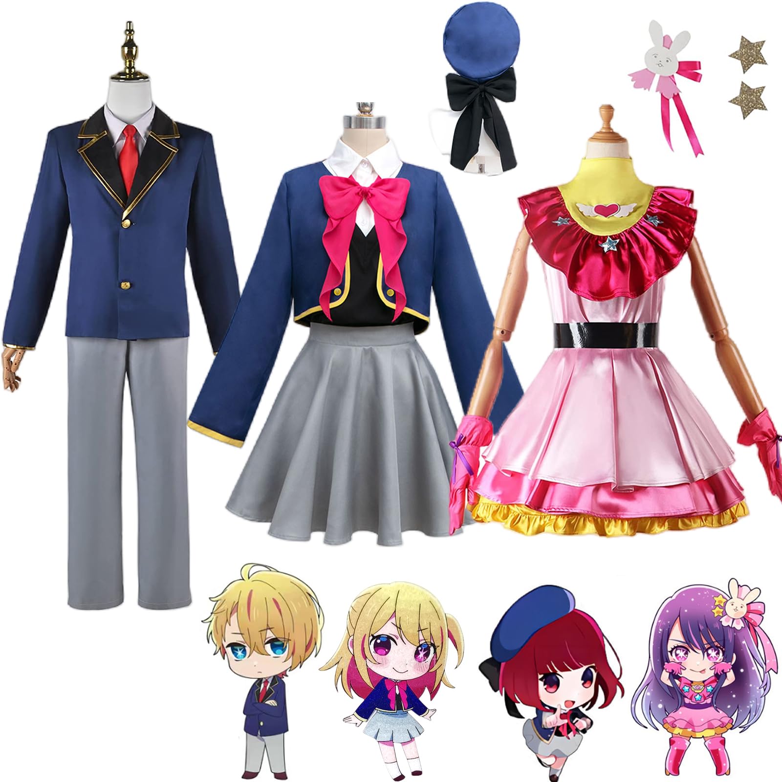 Amazon.co.jp: [Acosdary] 推しの子 子供服 星野アイ アクア ルビー 