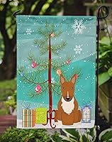 Vista 568 de Caroline's Treasures BB4243GF Bandera de jardín con texto en inglés «Merry Christmas» con texto en inglés «Merry Christmas», bandera decorativa