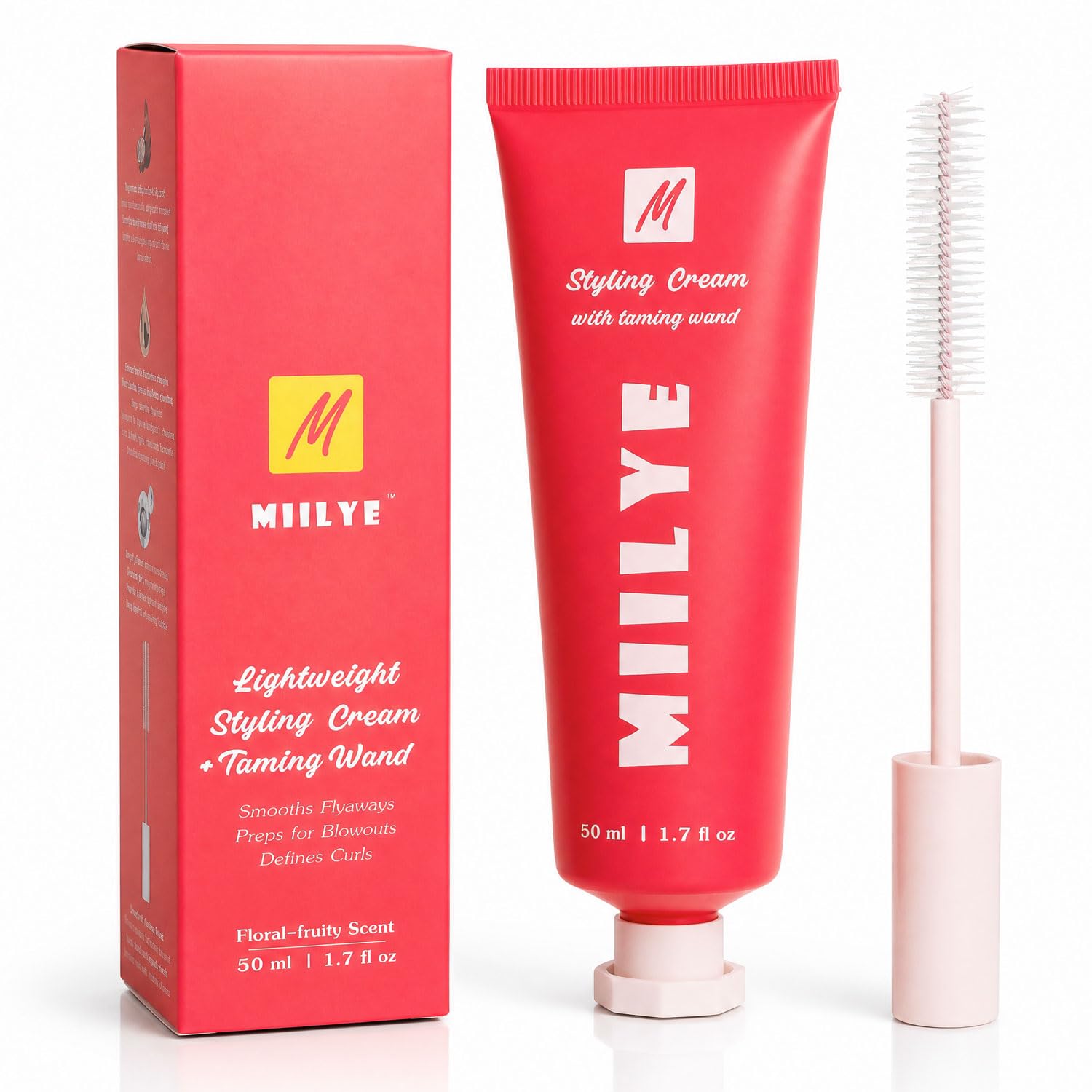 Styling Cream & Taming Wand for Flyaways, Frizz & Sleek Hair, 50ml