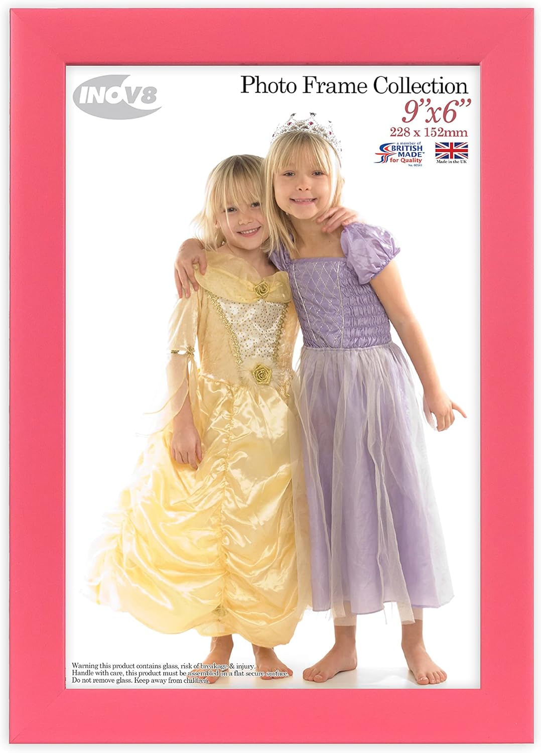 INOV8 PFVS-ROBL-128 British Made Traditional Picture/Photo Frame, Royal Blue, 12x8 Inch