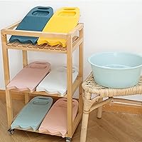 Vista 4 de Khakho Mini tabla de lavado de plástico rectángulo de lavado de ropa Junta de lavado a mano ropa y pequeños artículos delicados