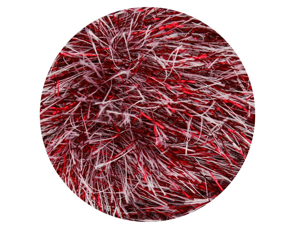 King ColeTinsel Chunky - Decorative Knitting Yarn - 50g - Red Snow