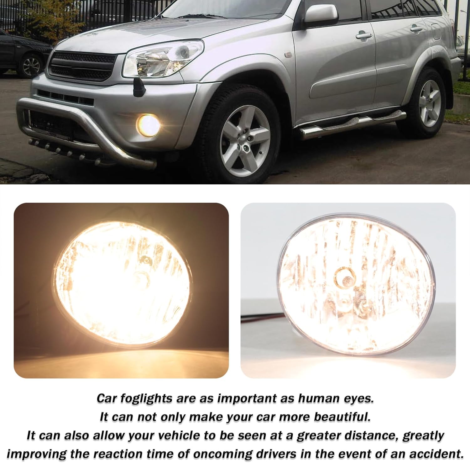 Front Bumper Fog Light For Toyota RAV4 Avalon 4 Runner For Lexus ES330 2005-2006 Foglight Assembly Left&Right