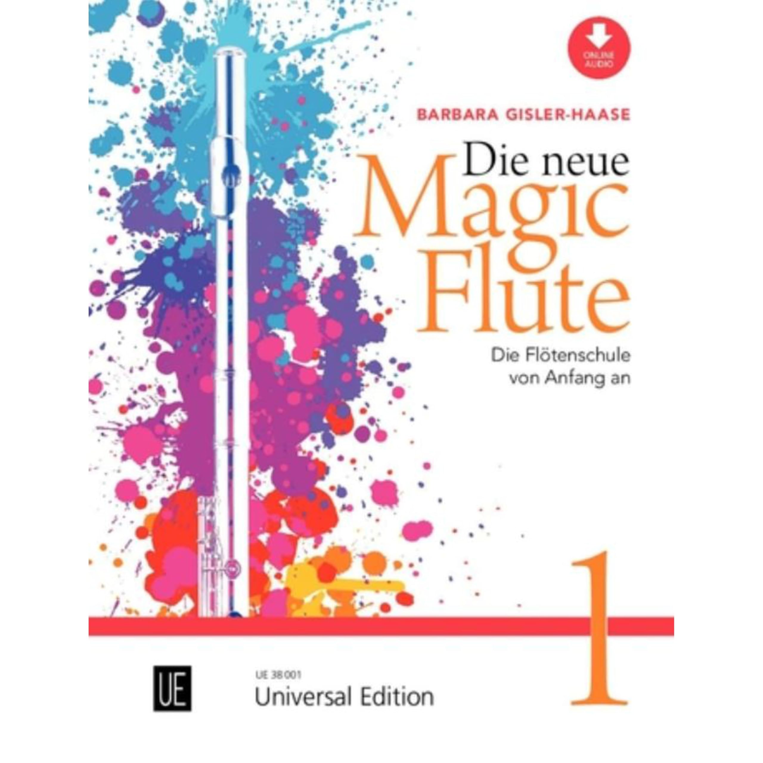 Livre de flûte Magic Flute Band 1 édition 2024 avec pistes audio d'accompagnement au piano