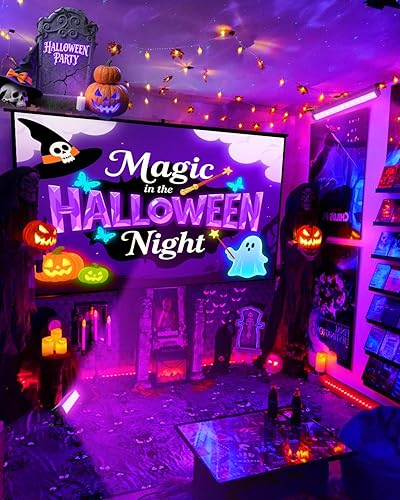 Miniatura 2 de Barra de luz negra impermeable de 40 W, luz negra LED con cable e interruptor de 6 pies, luces negras IP66 para fiesta brillante, Halloween,