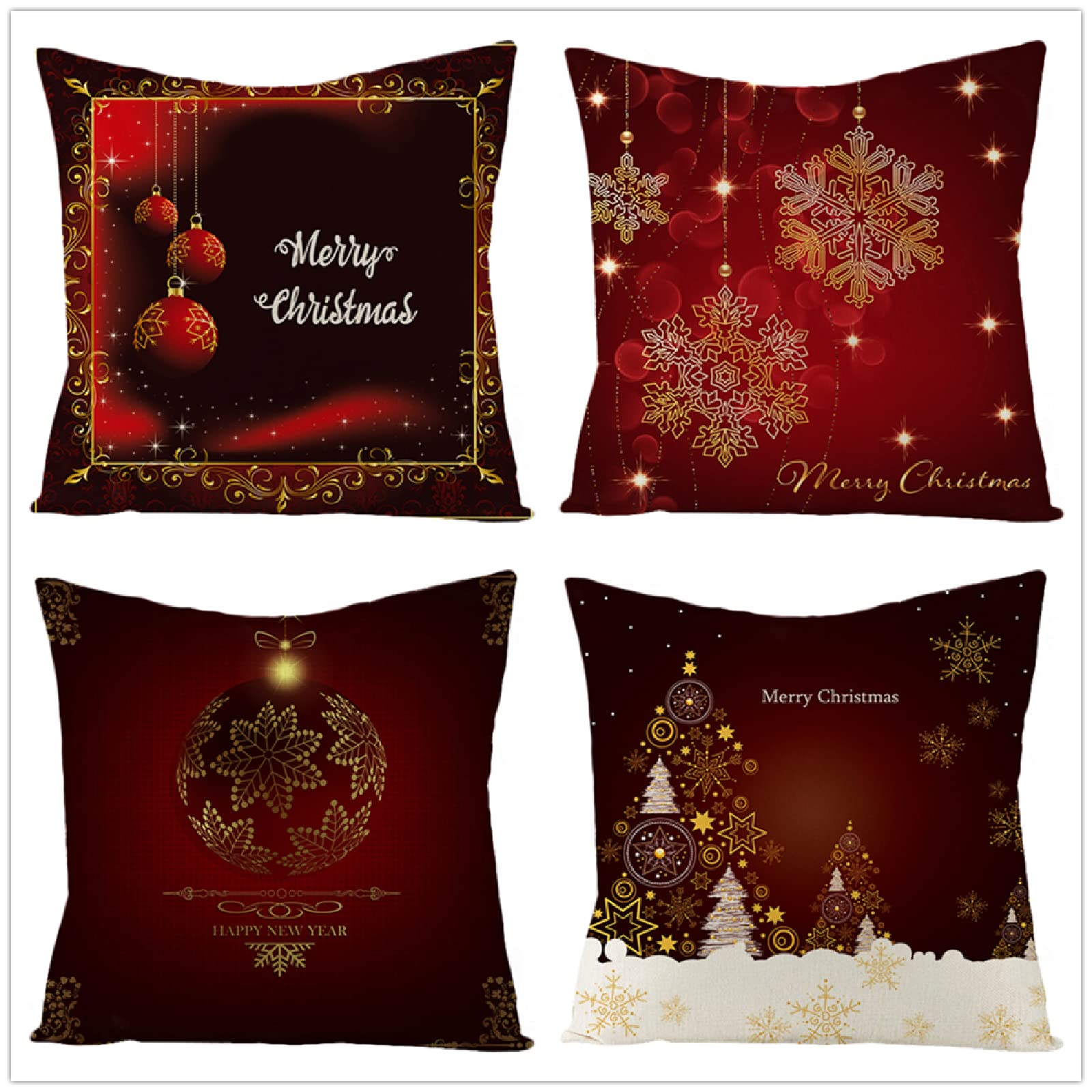 Cojines,Cojines Sofa,Fundas Cojines,Fundas de Cojines,Fundas Cojin,Cojines Navidad,Cojines Sillas Cocina,Cojines Sillas Comedor,Fundas Cojines Sofa,Cojines Decorativos Adornos navideños,55x55cm