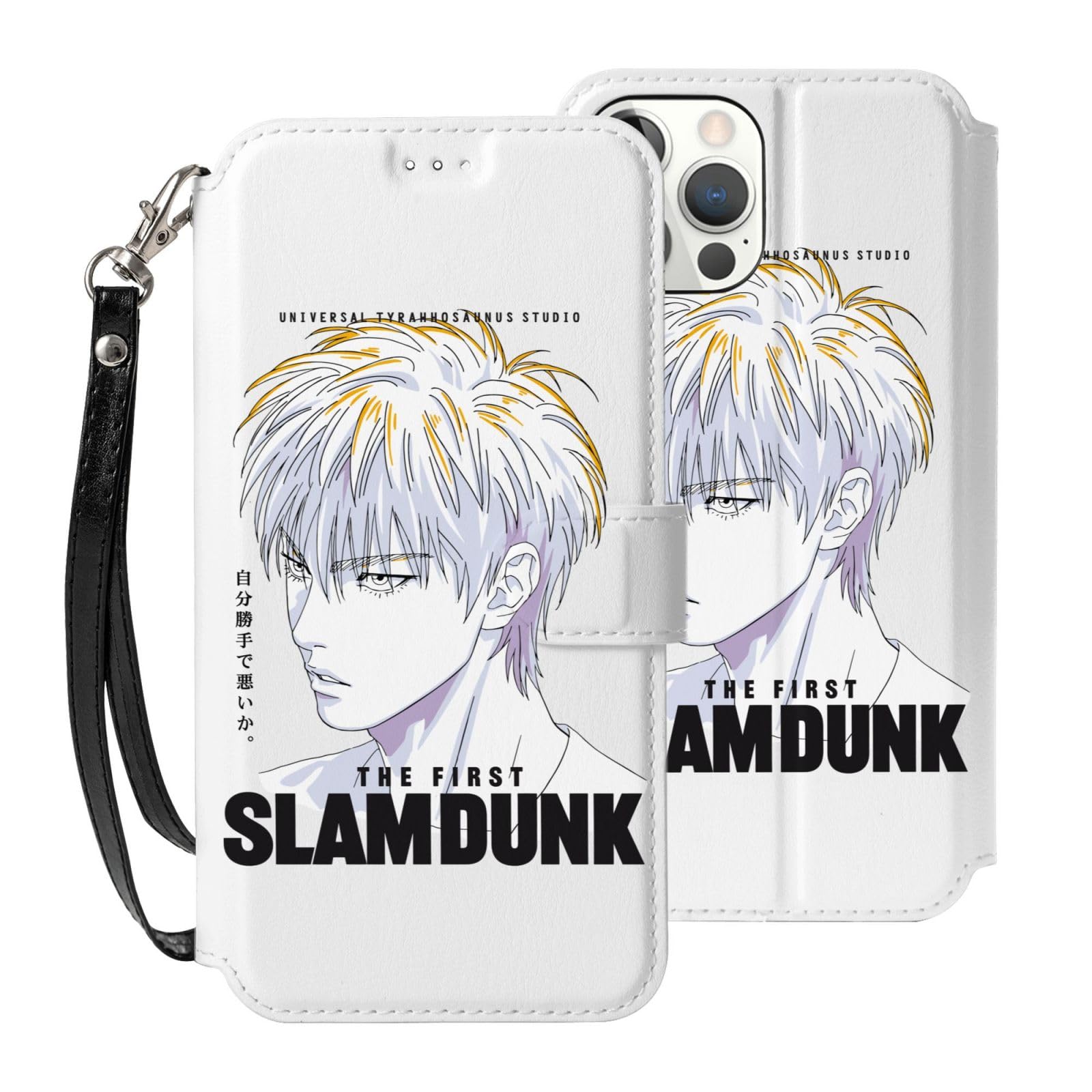 Amazon.co.jp: 【iphone12 用 ケース】 手帳型 スラムダンク 流川楓