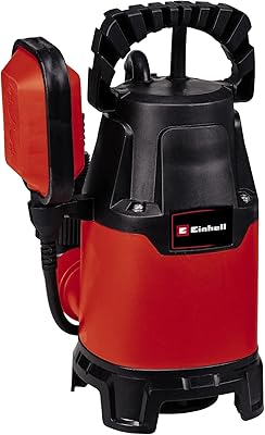 Bomba de aguas residuales Einhell GC-DP 3325 (330 W, caudal 9.500 L/h, altura máx. de impulsión 6 m, partículas Ø 25 mm)