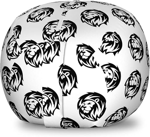 Miniatura 67 de Lunarable Silla de almacenamiento para adolescentes, coloridos patines de estilo retro, para actividades juveniles, para niñas y niños, divertido