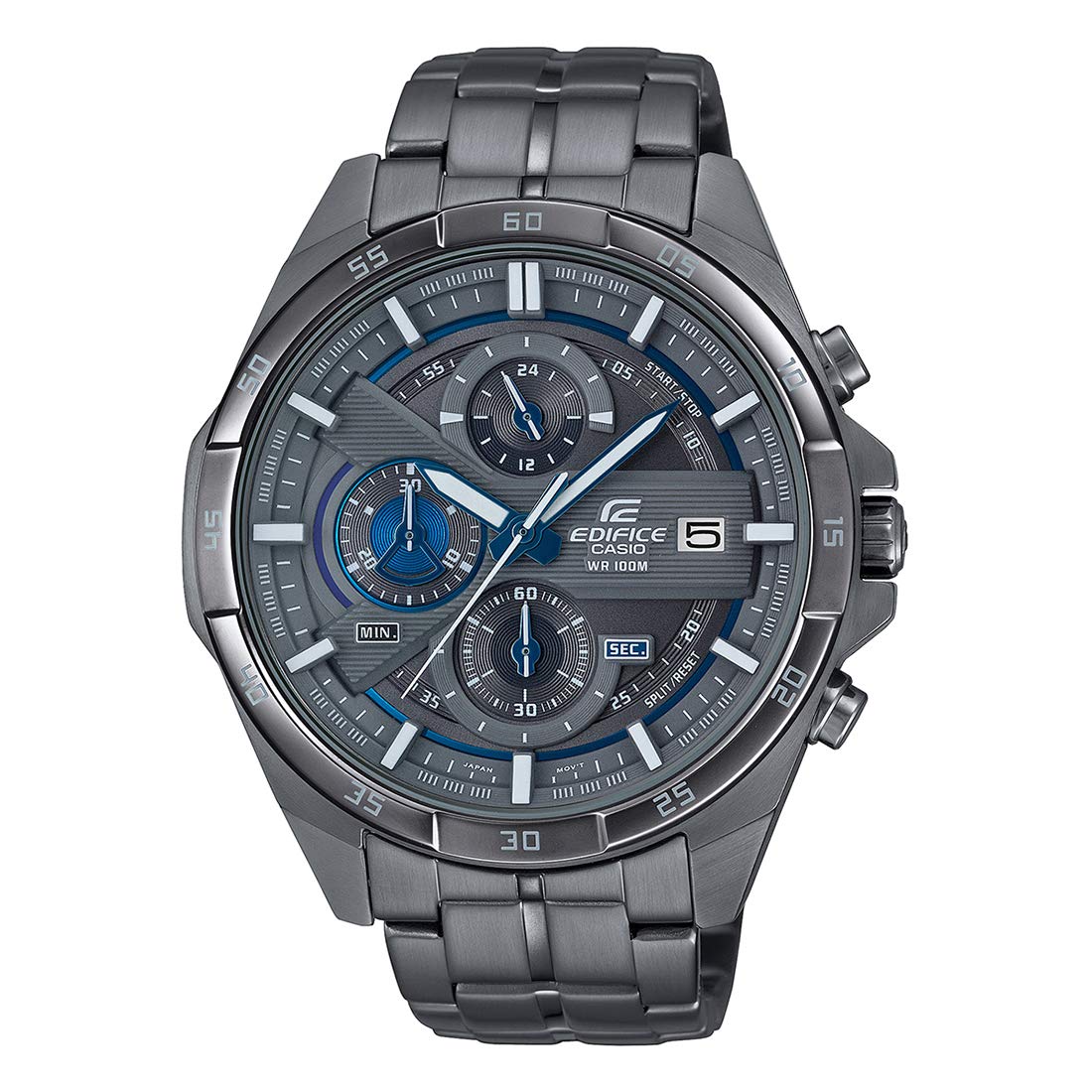 Casio Edifice EFR-556GY-1AVUDF Gray Analog Dial Gray Ion Plated Stainless Steel Band Mens Watch Chronograph 100M Water Resistant EX494 (B07R8HF3DB) Amazon Price History, Amazon Price Tracker