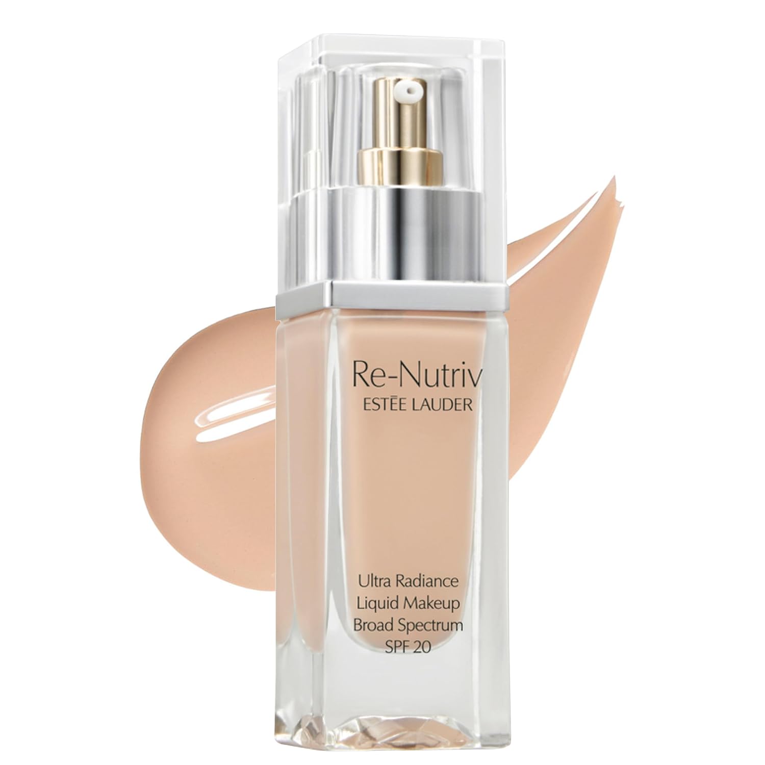 Estée Lauder Re-Nutriv Ultra Radiance Liquid Foundation SPF 20 | Luxurious, Hydrating, Long-Wearing, 1 Fl Oz