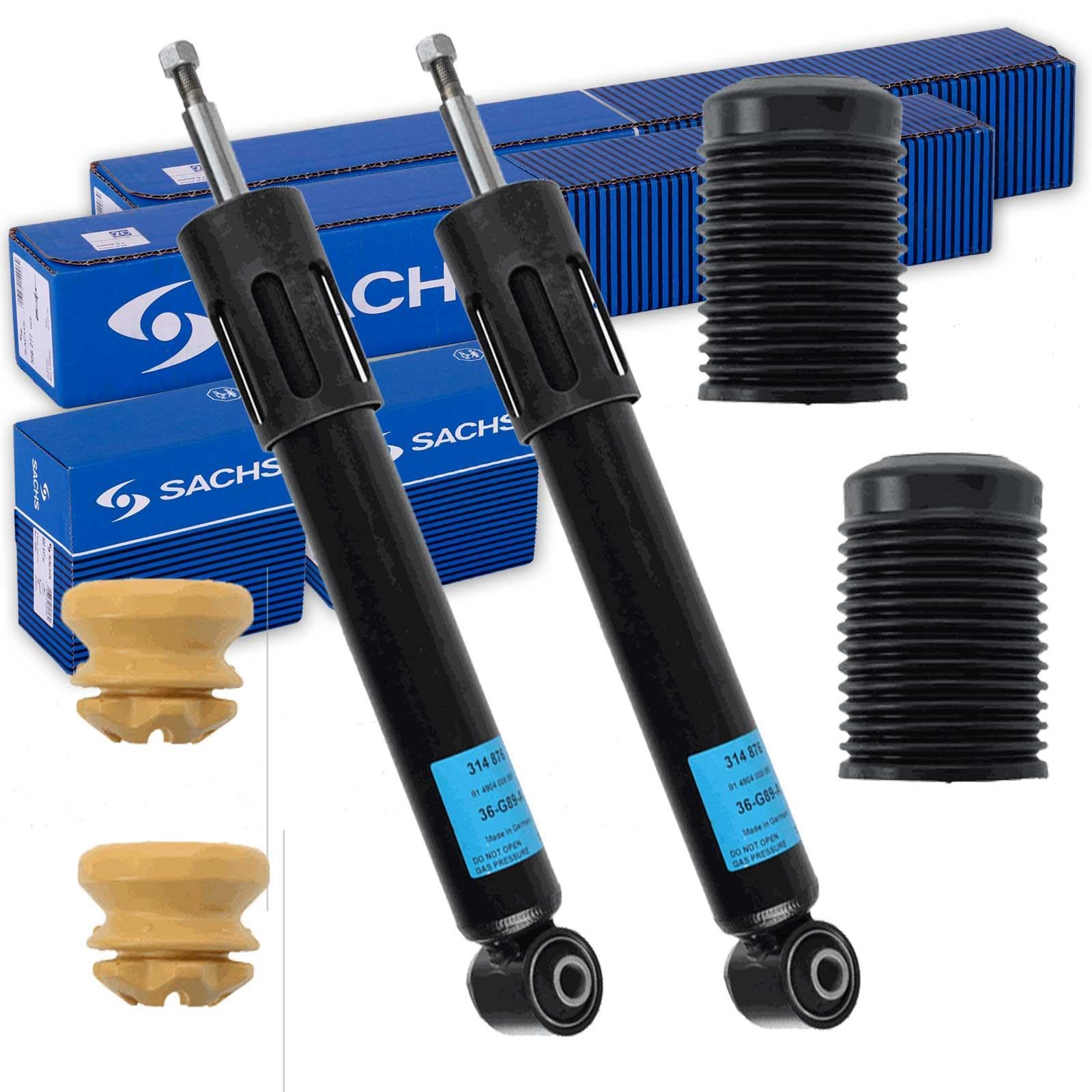 2x Sachs Stoßdämpfer + Protection Kit hinten | passend für 5er F11 Ab Bj 2010 Kompatibel mit 5 Touring (F11)