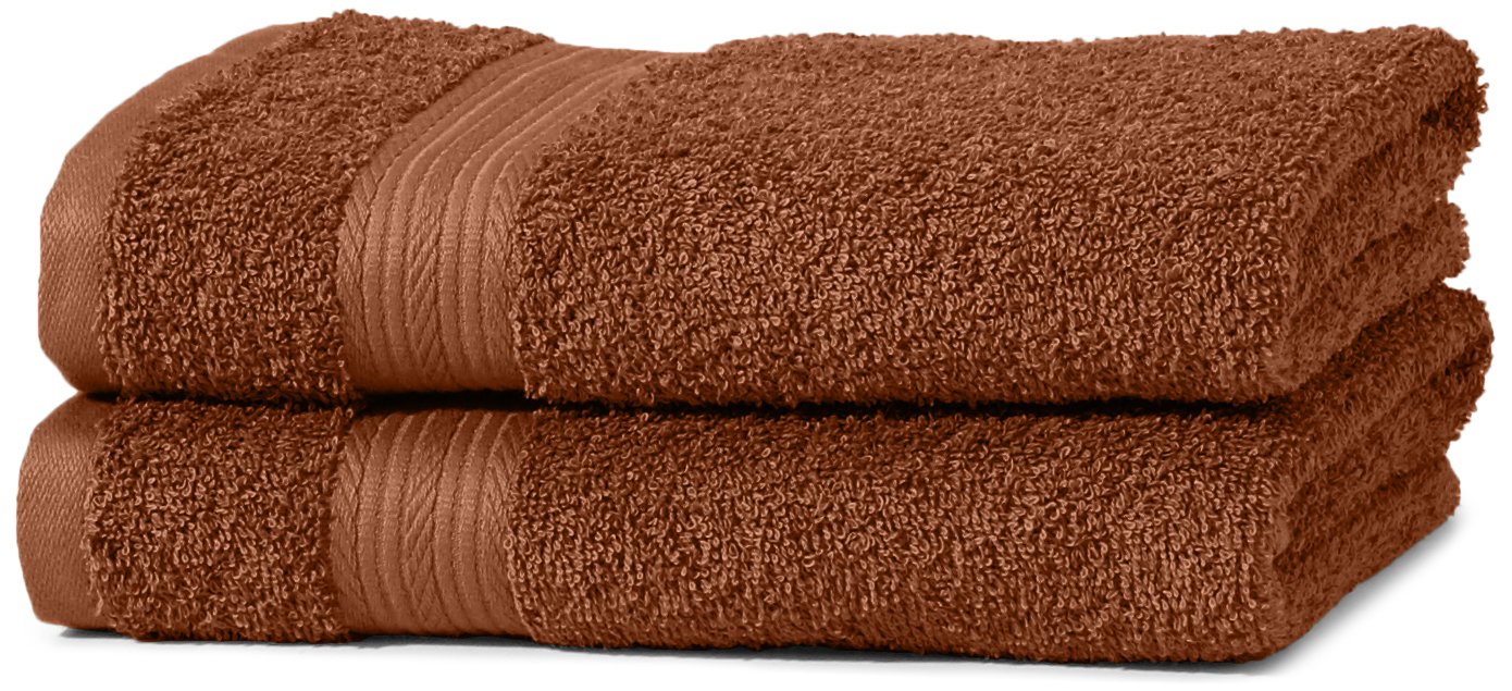 Amazon Basics AB Fade Resitant, 100% Cotton, Acorn, 2 Hand