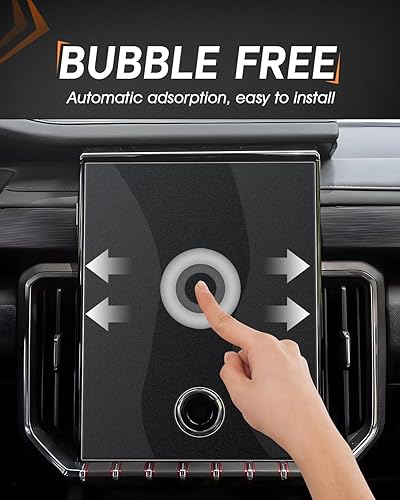 Vista 318 de CDEFG Cristal templado para Chevrolet Silverado/GMC Sierra 2025, pantalla táctil de 13.4 pulgadas, accesorios para Chevy Silverado/Sierra 1500