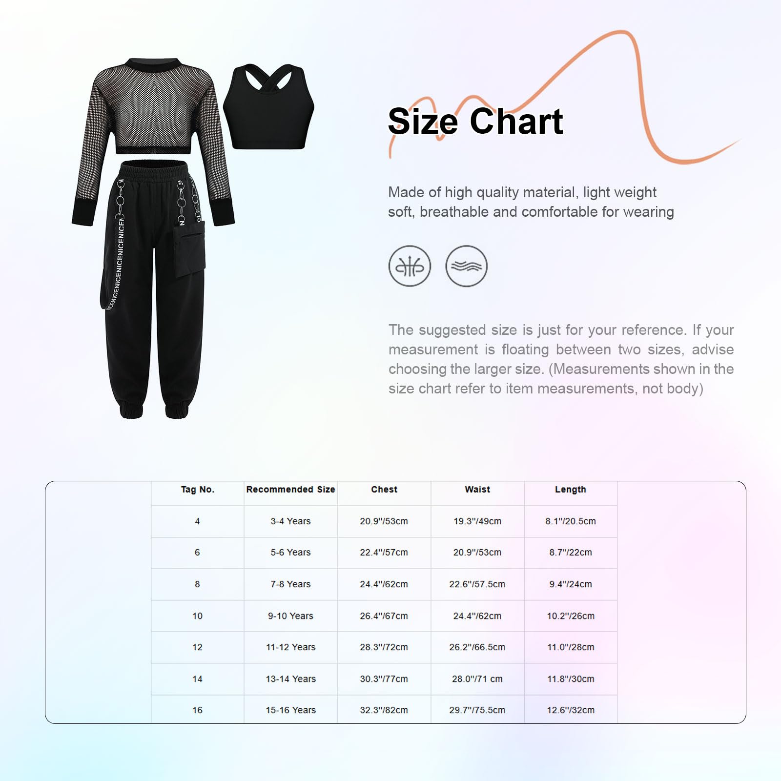 Niños Top Corto Deportivo Niñas Con Tank Crop Tops Para Niñas Top Deportivo Conjunto Ropa Deportiva Verano Pantalones Clase Baile