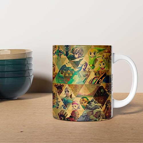Miniatura 5 de Pyramid America Zelda Mug - Taza de café con personajes de Legend of Zelda - Taza de cerámica de 11 onzas para café y té con leche, complemento