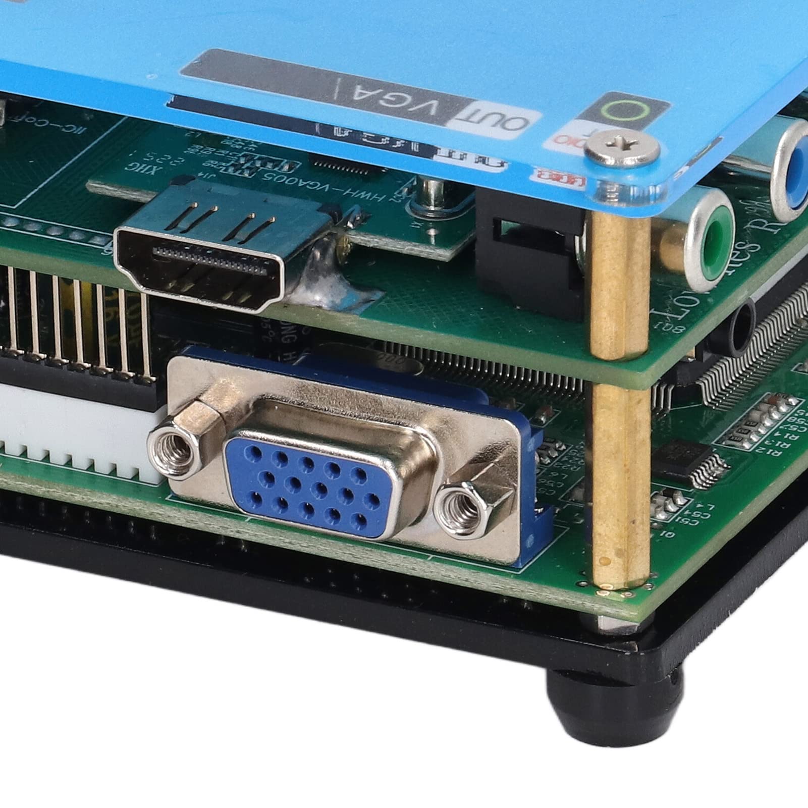 GBSC Video Converter Pro mit OSD-Funktion, hohe Auflösung, einstellbare Bildposition, mehrere Ausgabemodi für Retro-Gaming-PS2-Klassiker-Konsolen, 5 V DC, 120 x 105 x 43 mm