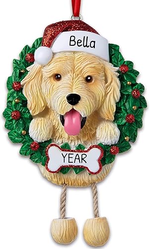 Miniatura 25 de Elfos - Adornos de Navidad personalizados para perros, corona de bulldog francés y adorno para la primera Navidad de los amantes de los perros