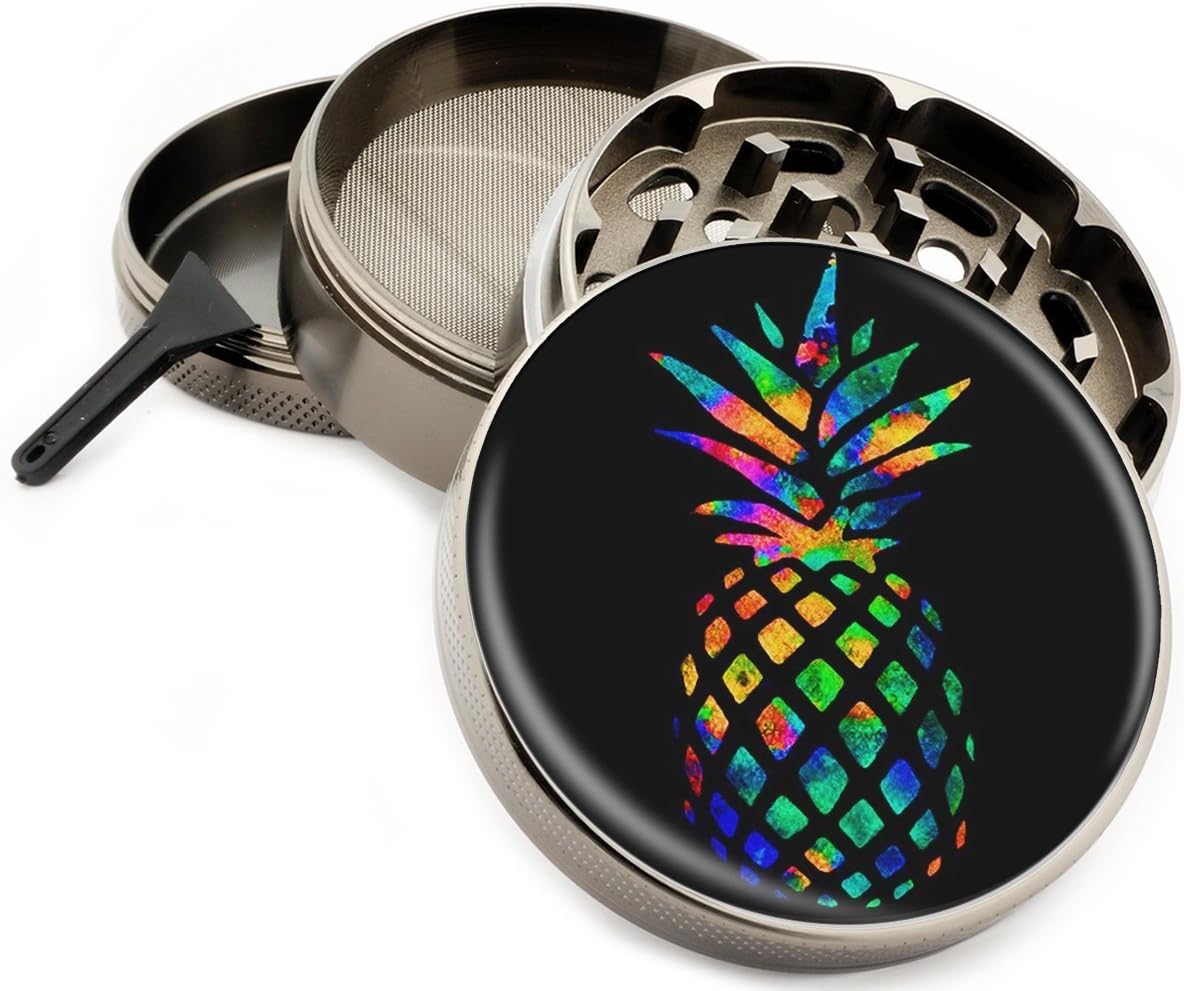 COOL KNIGHT Herb Grinder [large capacity/fast /Electric ]-Spice Herb Grinder with Pollen Catcher/- 7.5" (Black)