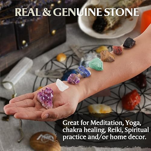 Miniatura 8 de SHYSHINY - Kit de suministros de bruja para hechizos de bruja, paquete de 145 suministros de Wiccan completo y caja de herramientas con piedra de