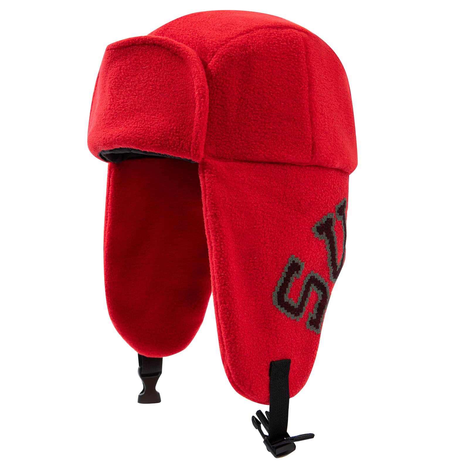 Fleece Trooper Trapper Mütze, warme Fliegermütze, Wintermütze mit Ohrenklappen, russische