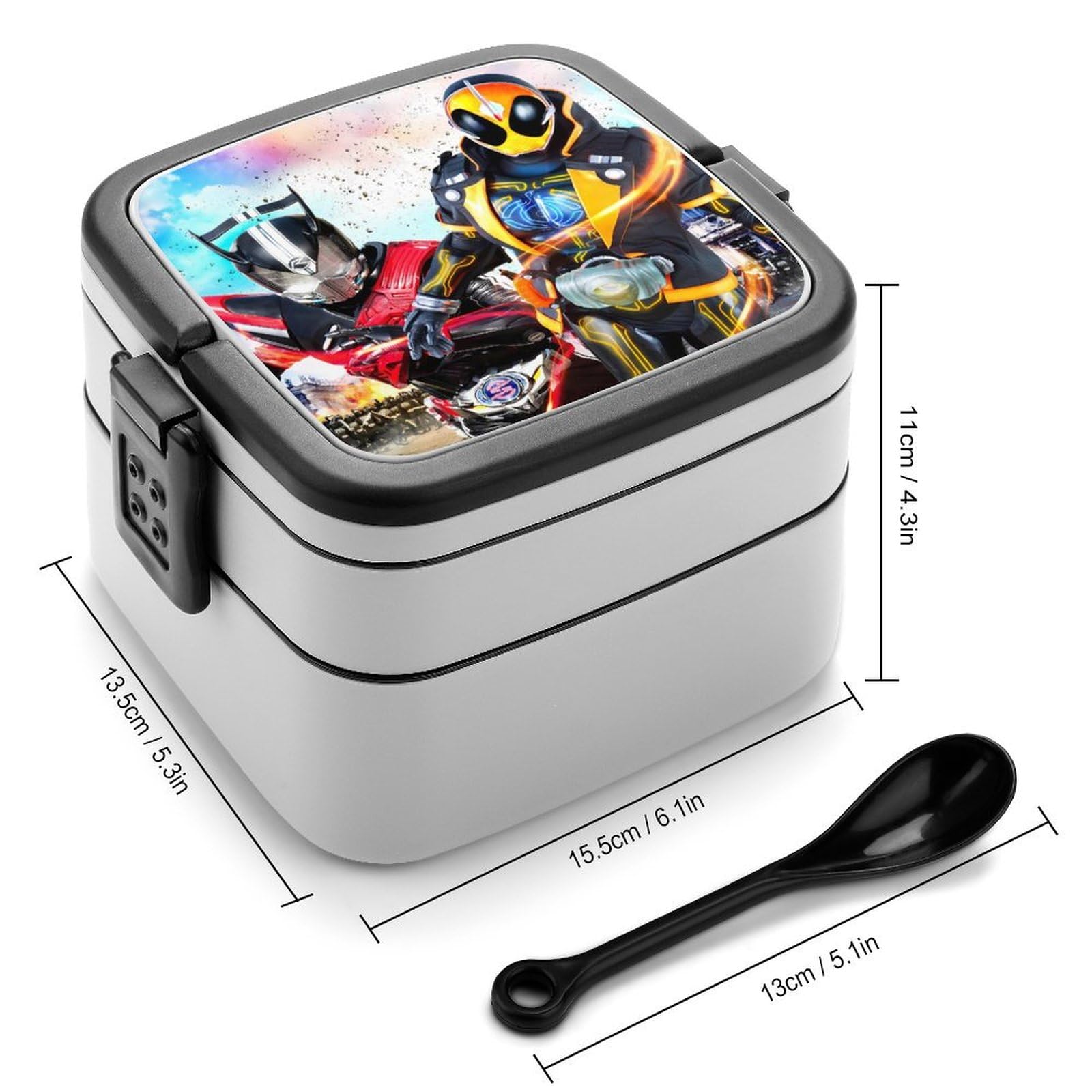 Amazon | 仮面ライダー 弁当箱 ランチボックス 二段 抗菌 お弁当箱 べ 