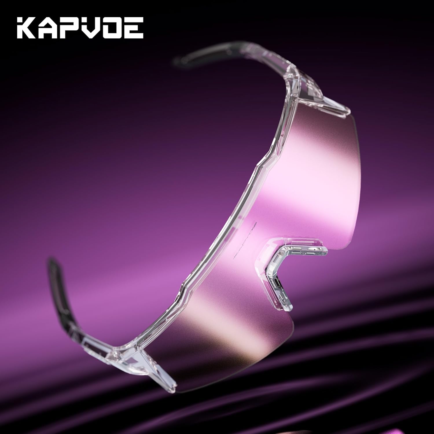 KAPVOE Photochromic Cycling Glasses Men Women Clear Transition Mountain Bike Sunglasses Sports Baseball Running - K9023 - Image 4