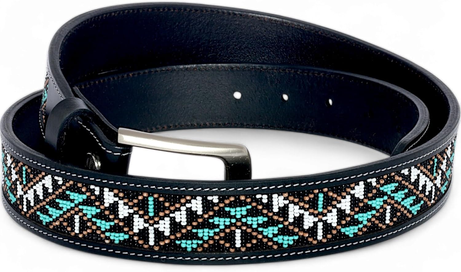 Maasai bead belt-Leather belt-Handmade African bead belt-Leather beaded belt.
