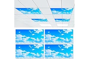 Yelsky Fabric Light Covers for Ceiling Lights Classroom Magnetic Light Filters