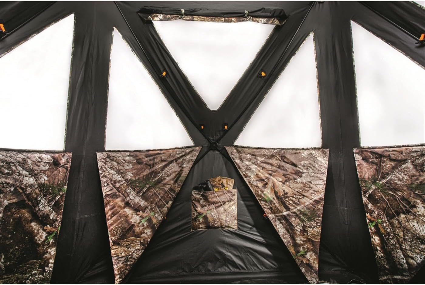 Guide Gear Flare XL Tall Hunting Ground Blind, See-Through, 360 View, 2-3 Person Pop-up Tent, Turkey, Duck, Deer Hunting Gear Equipment Accessories