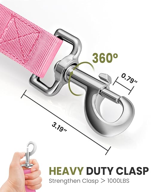 Foto 4 de 6 de OutdoorMaster Correa elástica para perro, correa resistente para perro con absorción de golpes