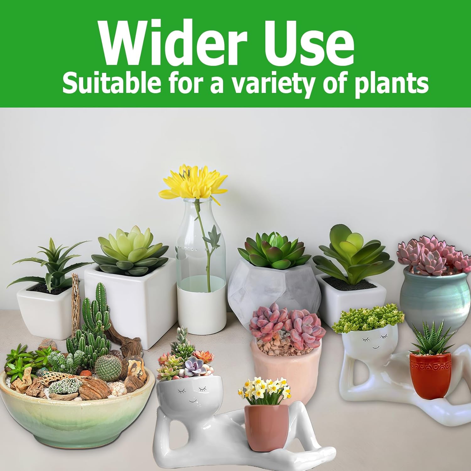 2025 New Lazy Guy Planter: Resin Lazy Guy Planter Flower Pots Indoor Plants Cactus Funny Succulent Lying Down Resin Unique Smily Face Mini Cute Little Character Man Office Miniature Flowerpot (Yellow)