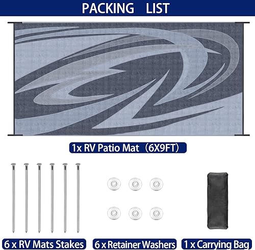 Vista 37 de Productos EEZ para casas rodantes - Tapetes para patio/casa rodante