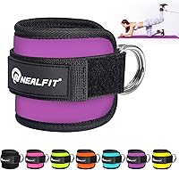 Vista 8 de Ankle Strap for Cable Machine, Gym Ankle Cuff for Kickbacks, Leg Extensions, Glute Workouts, Booty Hip Abductors Exercise for Women and Men