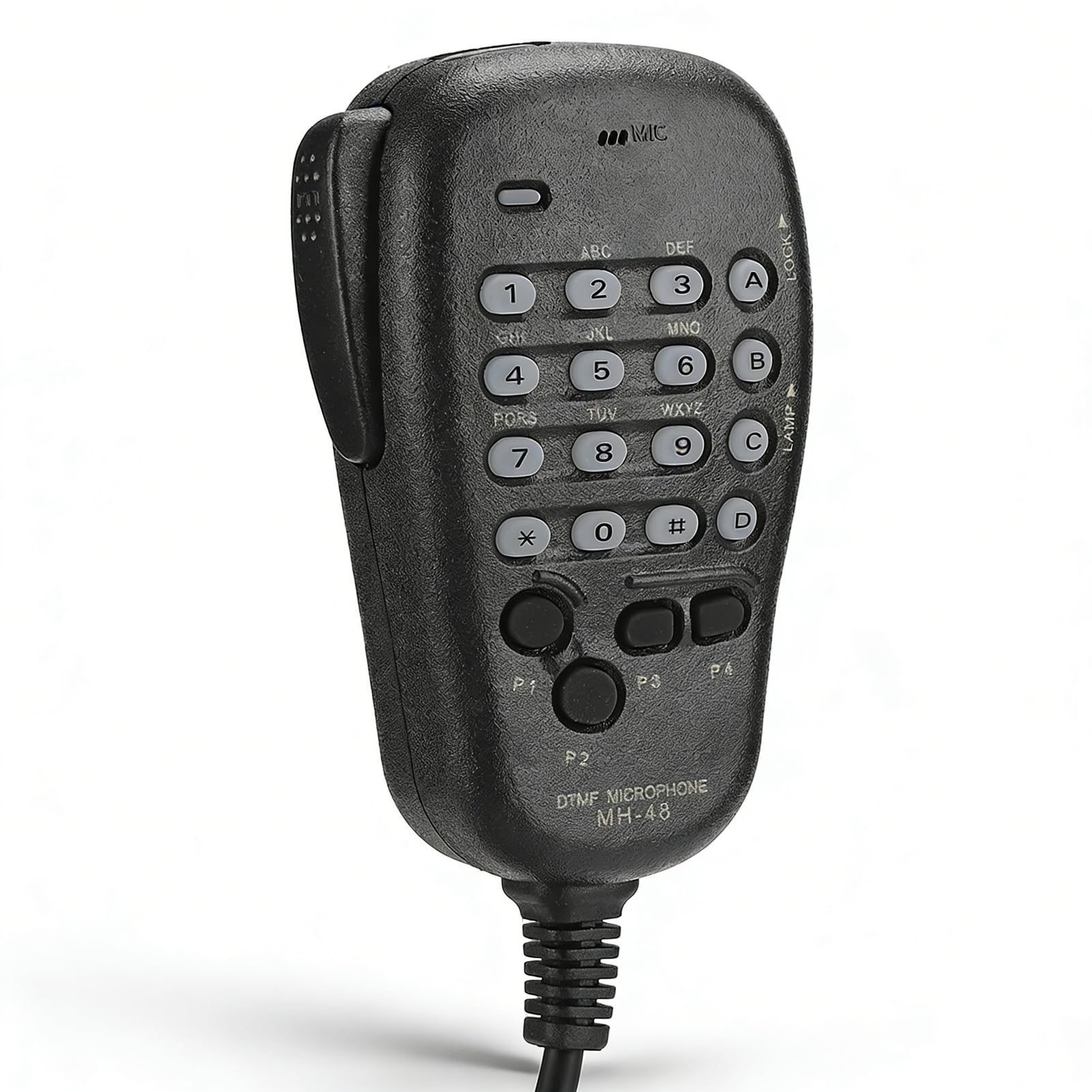 Sxhlseller Microfono Portatile - Microfono Portatile MH-48 DTMF 6 PIN per la Stazione Radio Microfono Retroilluminato