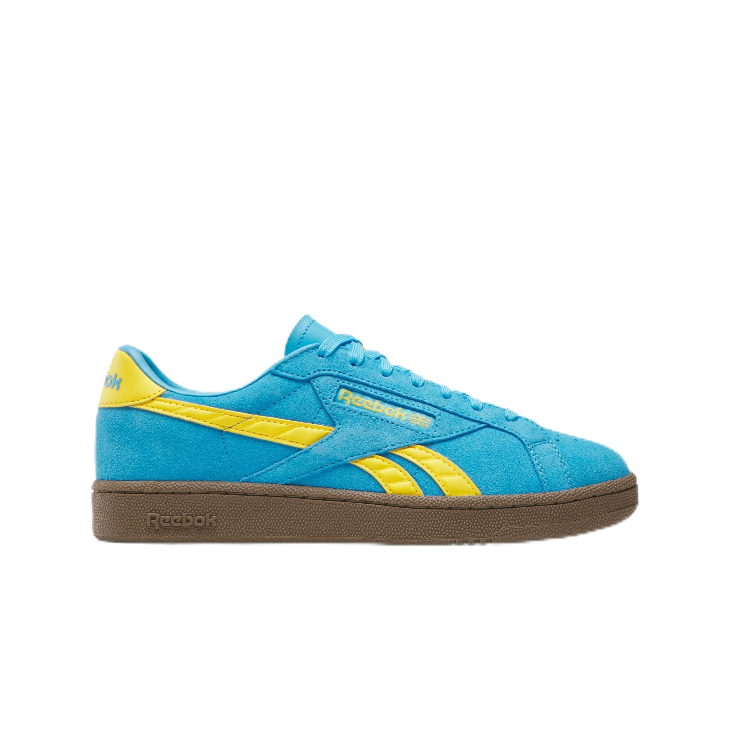 Reebok Unisex Club C Grounds UK Trainers, Futurecyan/Goldenhaze/Gum, 34.5 EU, Futurecyan Goldenhaze Gum, 2.5 UK