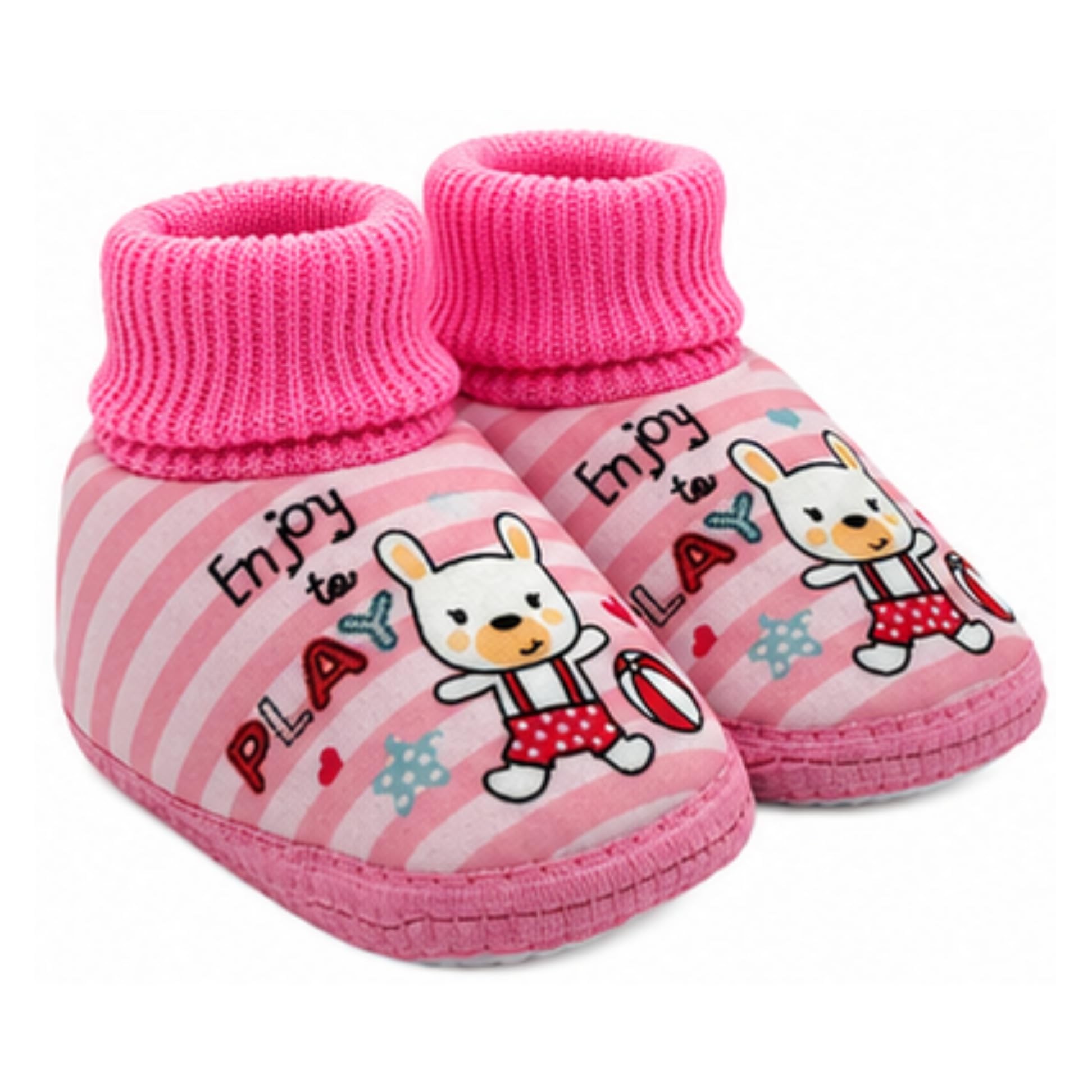 puresole Baby Booties for 6 to 12 Months | Soft Cotton Booties for Winter-picture-2