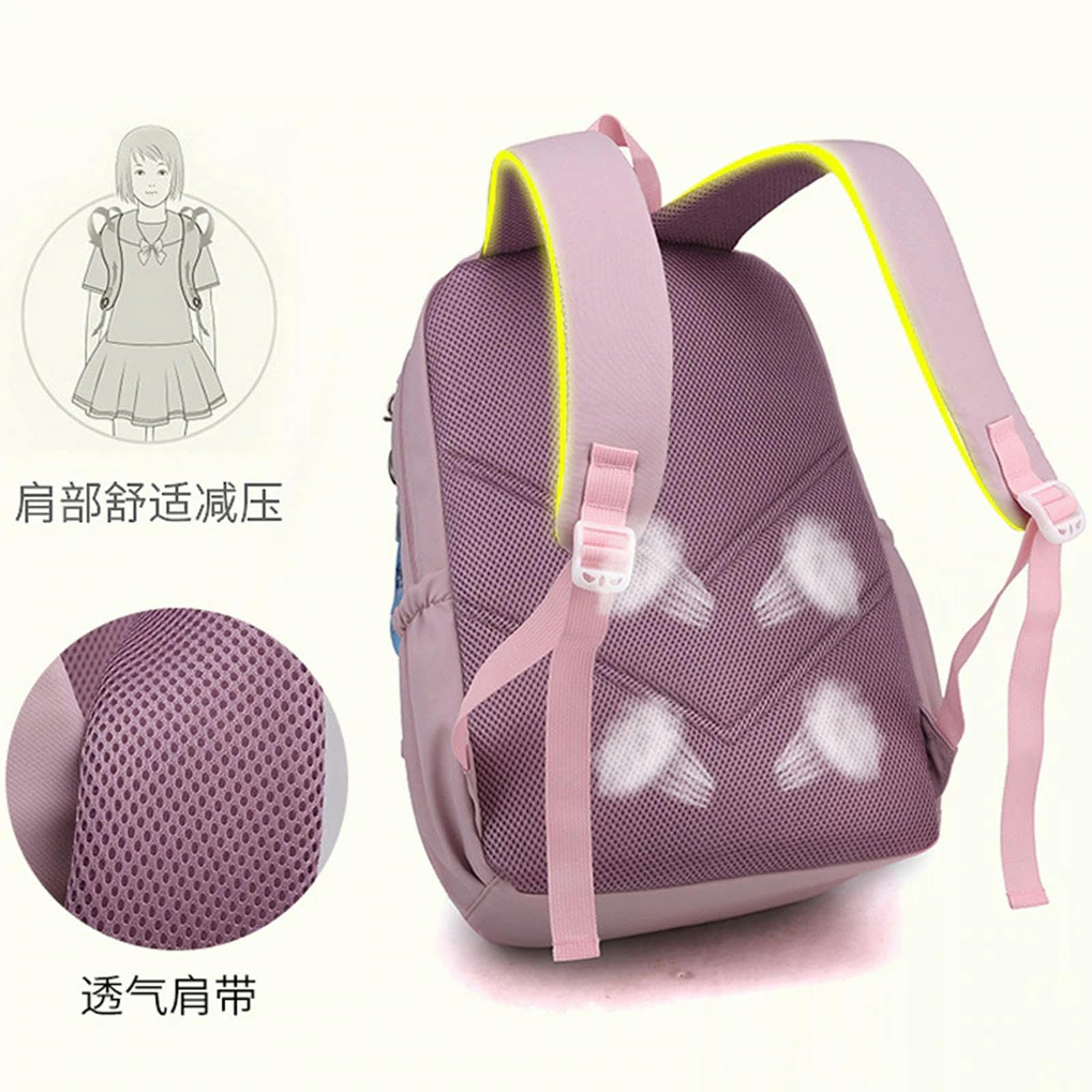 NOGRAX Cartable Sac À École De Fille Sac À Dos Adolescent Adolescents Sacs À École D'École Primaire Sac À Dos