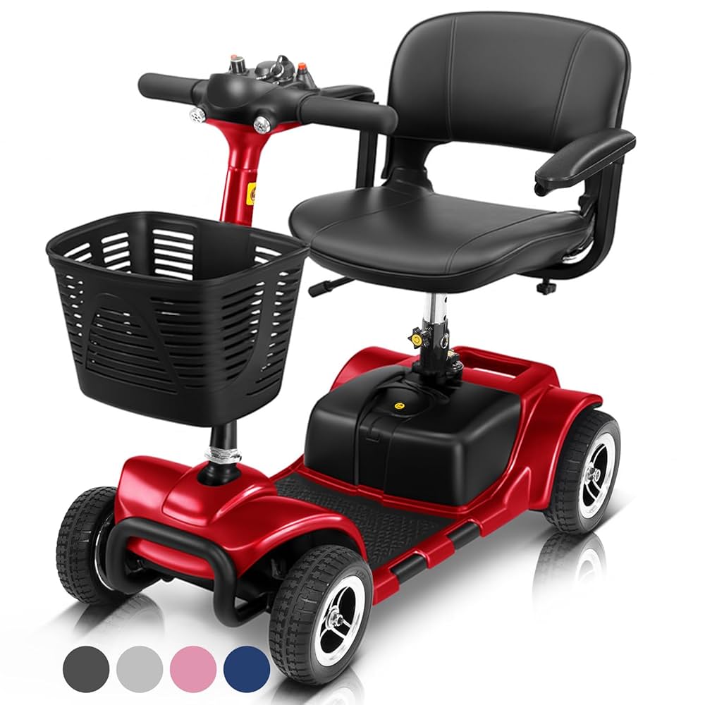Powered mobility aids are essentially small vehicles designed for seniors when walking is not possible.