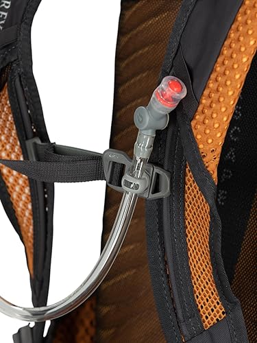 Miniatura 11 de Osprey Salida 12L Mochila de ciclismo para mujer con depósito hidráulico, color rojo claro